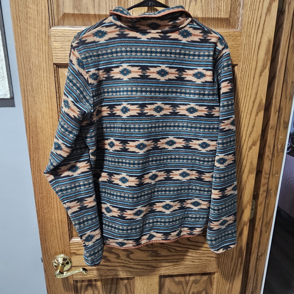 Cinch Multicolor Patterned Pullover - image 2